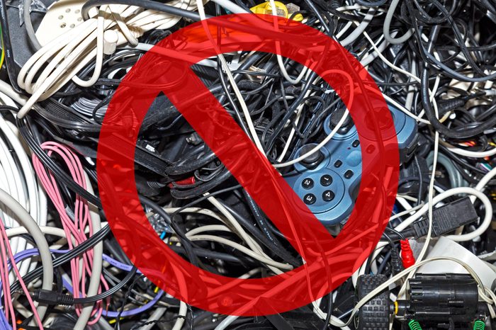 electronics garbage hazard 