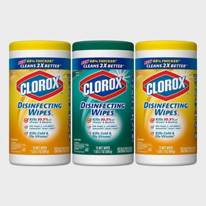 Clorox Disinfecting Wipes 3 Pack
