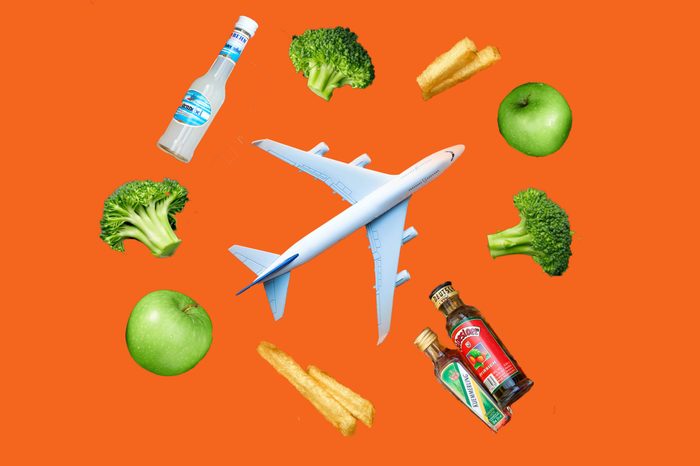 foods not to eat before flying