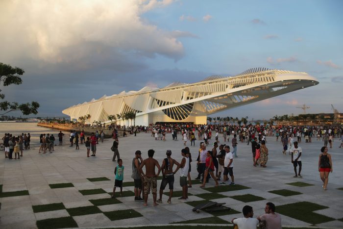 Opening Of Calatrava's Museum Of Tomorrow In Rio De Janeiro, Brazil