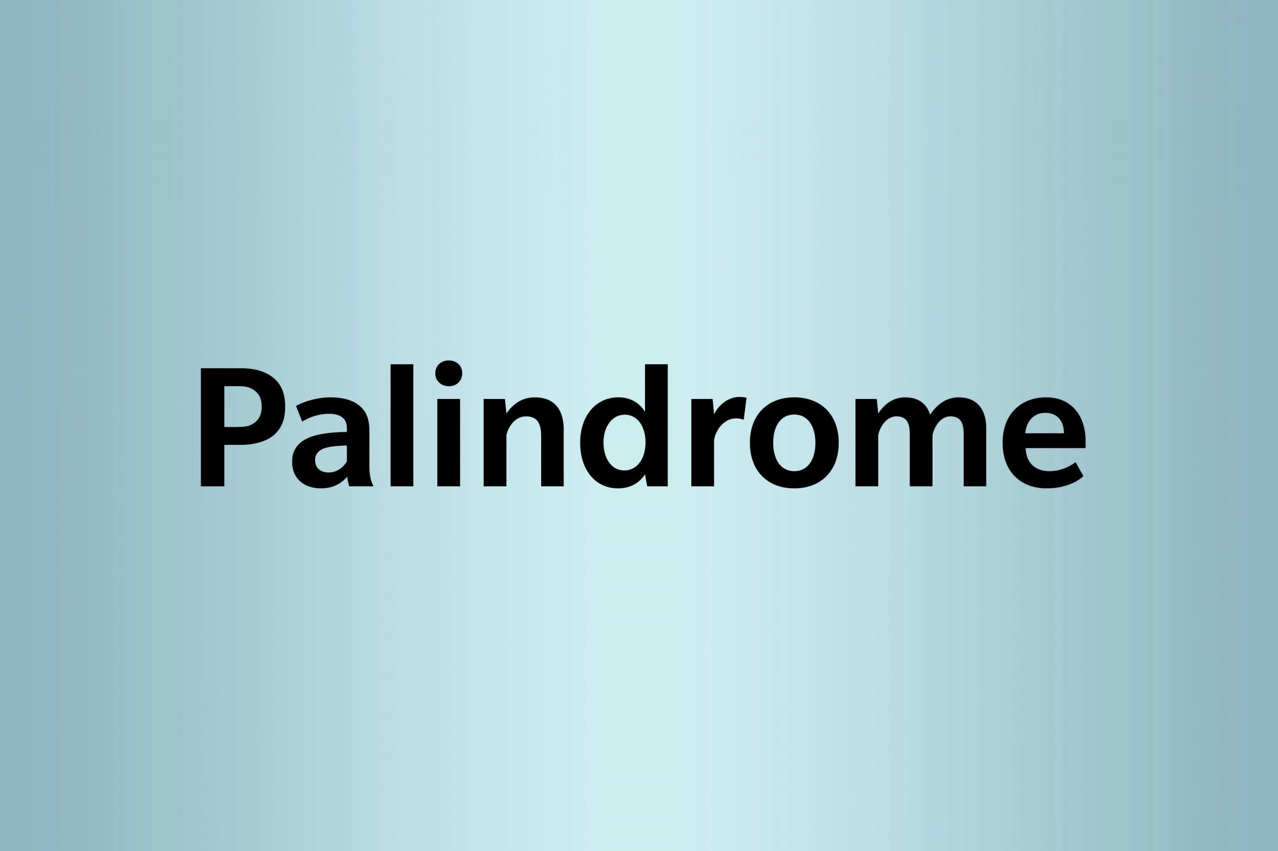 Paindromes8