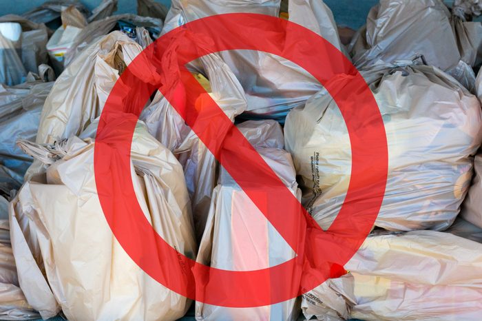 plastic bags garbage danger