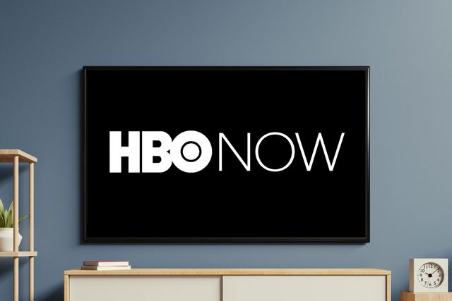 tv screen with hbonow logo