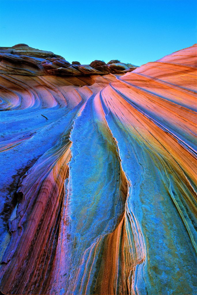 The Wave with Sandstone Prism 5 (variant) Phenomenon Coyote Buttes Vermilion Cliffs National Monument Arizona USA