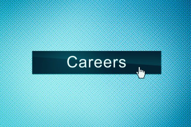 Careers button on webpage