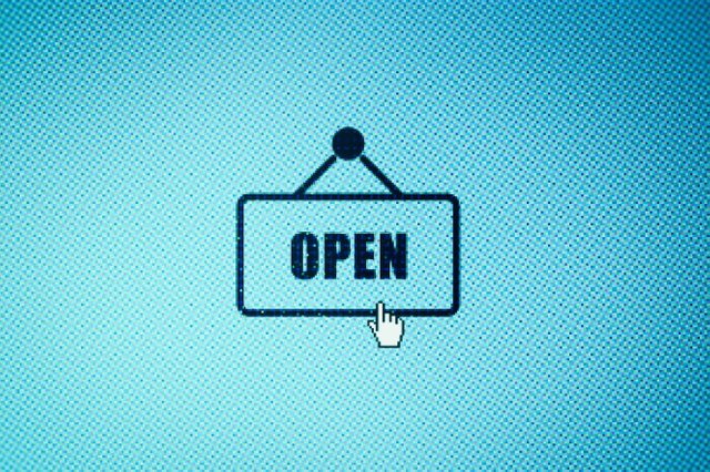 Open for business icon