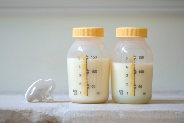 Pumped breast milk