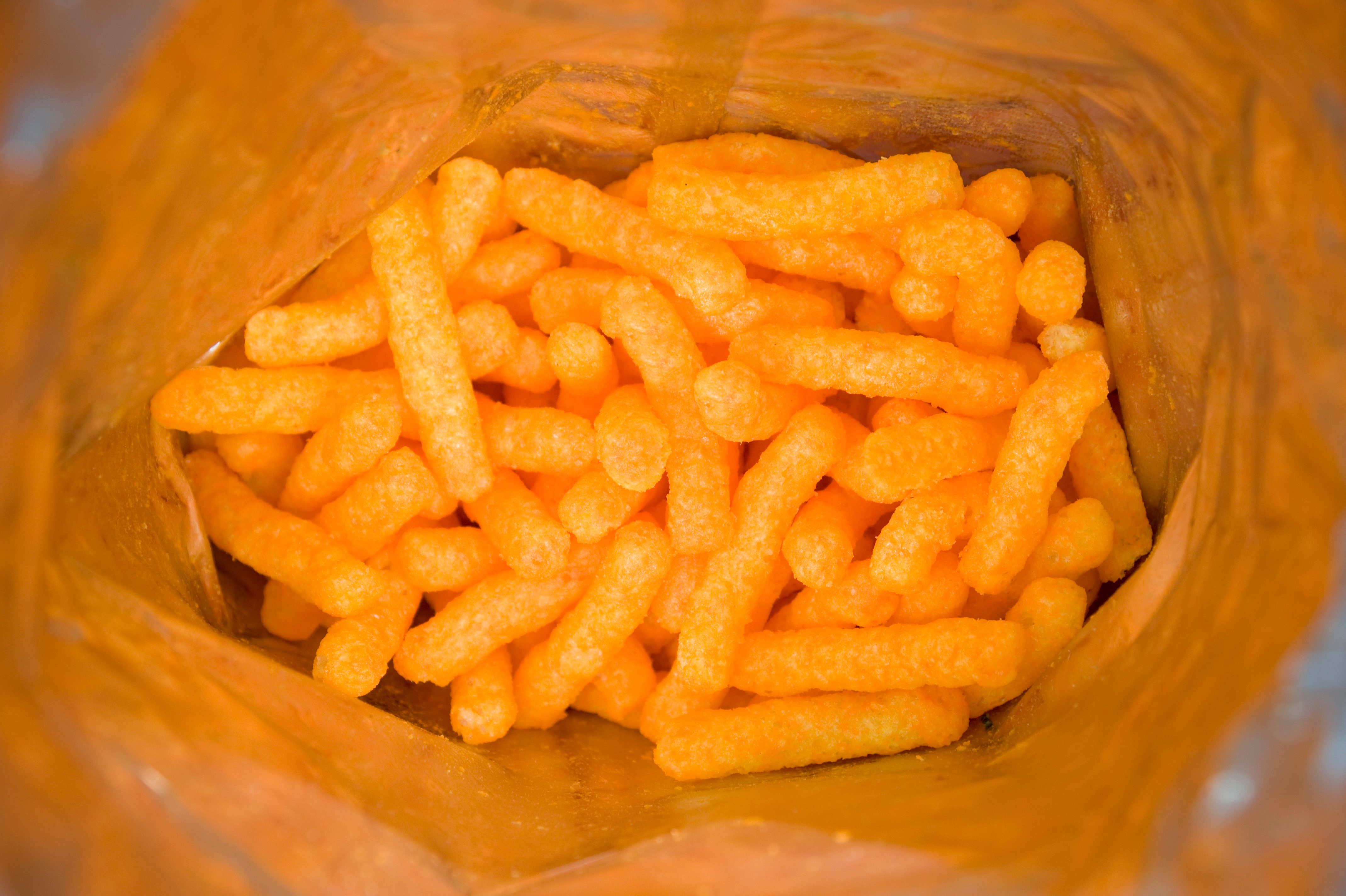 Bag of Cheese Puffs