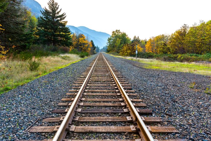 Straight Railroad Lines