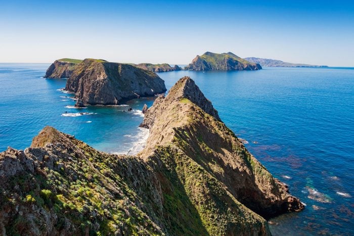 Inspiration Point view on Anacapa Island in Channel Islands National Park California