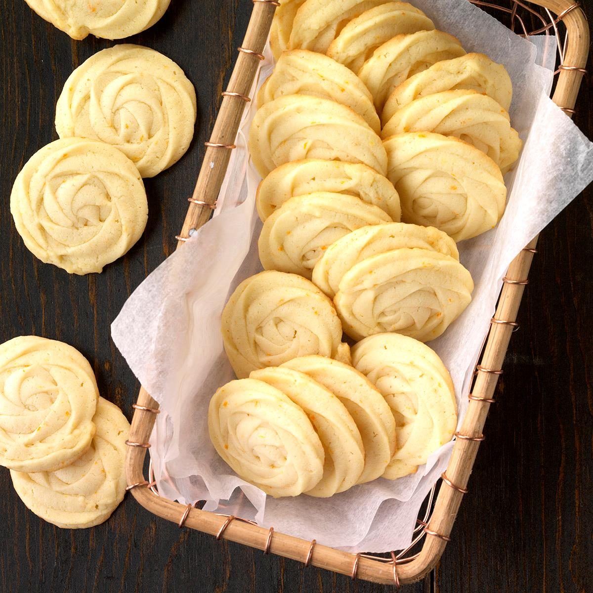 Mimosa Butter Cookies