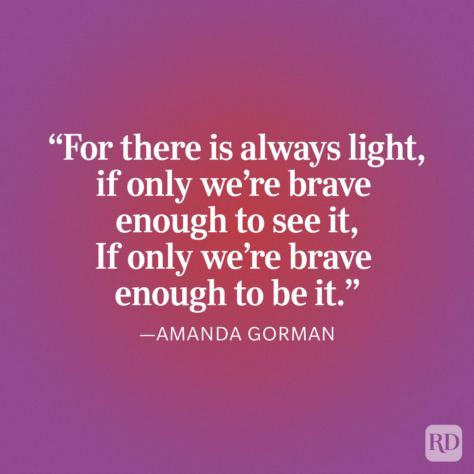 Amanda Gorman Light Quote