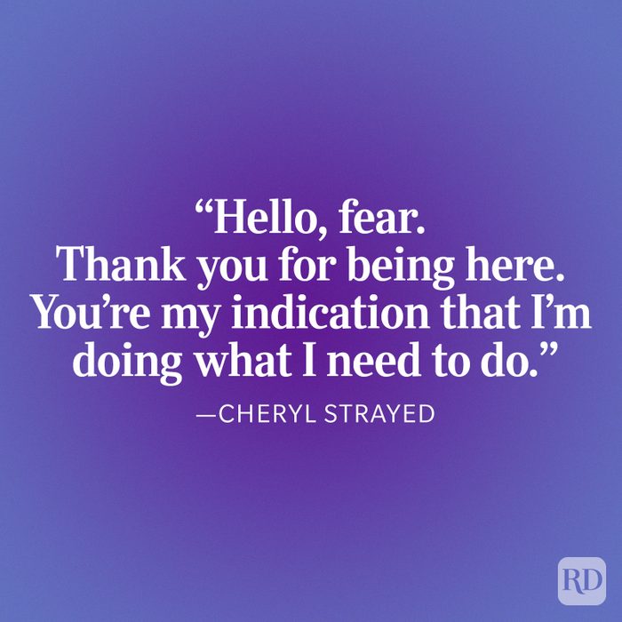 Cheryl Strayed Hello Fear Quote