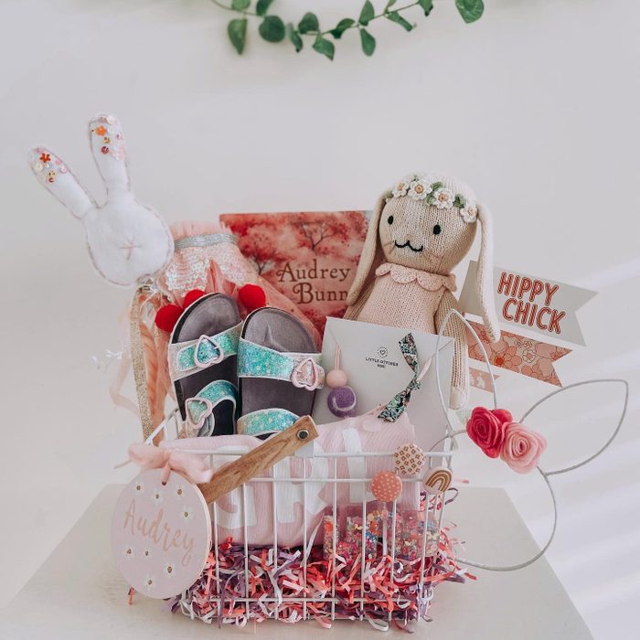 Decorated Wire Easter Basket Via Hellojessicalauren Instagram