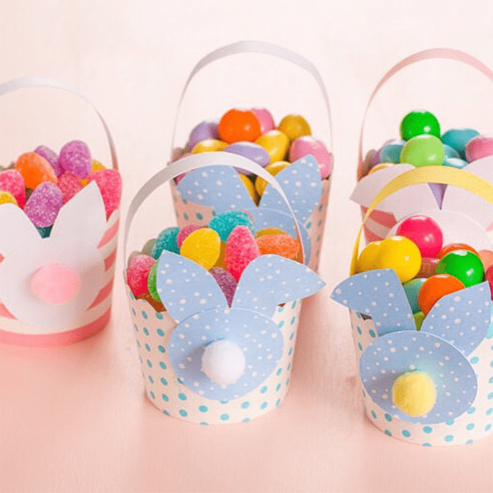 Diy Mini Paper Easter Baskets Gigi A Melo Instagram.com