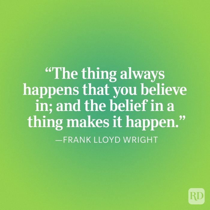 Frank Lloyd Wright Belief Quote
