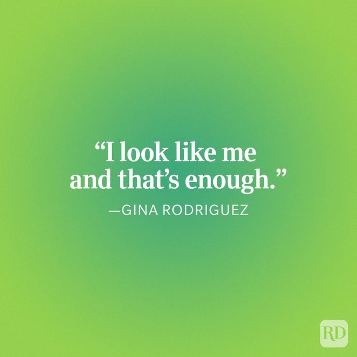 Gina Rodriguez I Look Like Me Quote