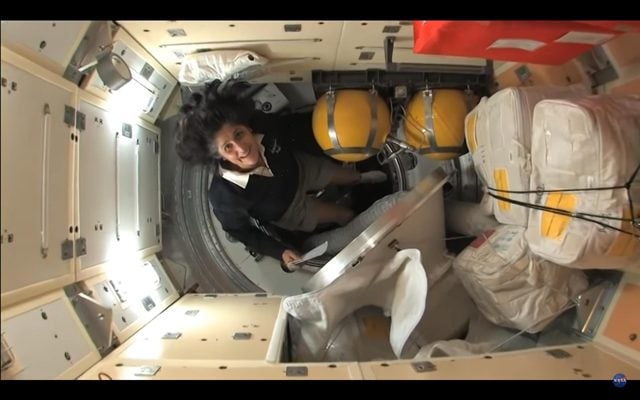 screenshot of international space station tour video