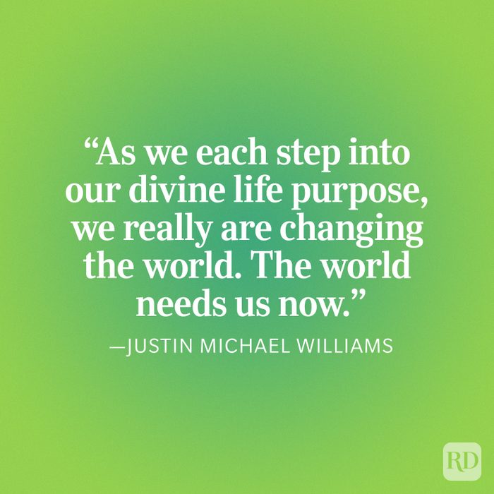 Justin Michael Williams Divine Life Purpose Quote