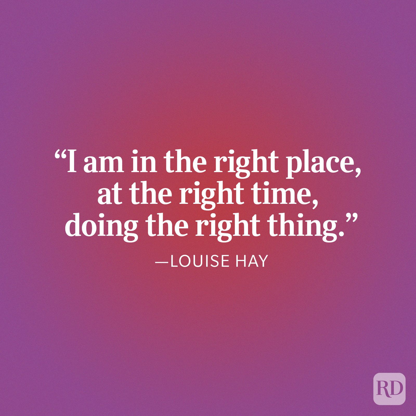 Louise Hay Positive Affirmation