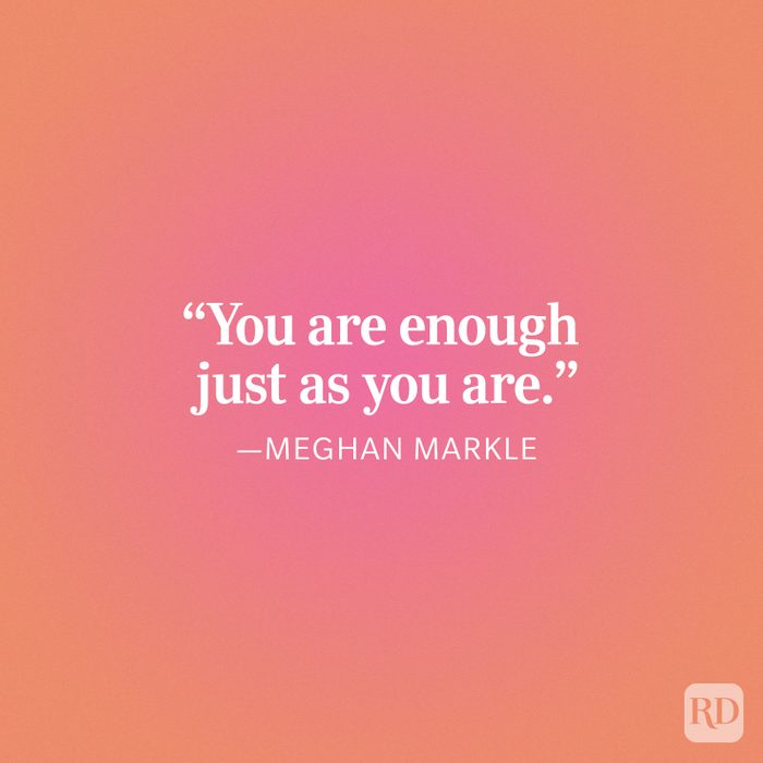 Meghan Markle You Are Enough Quote