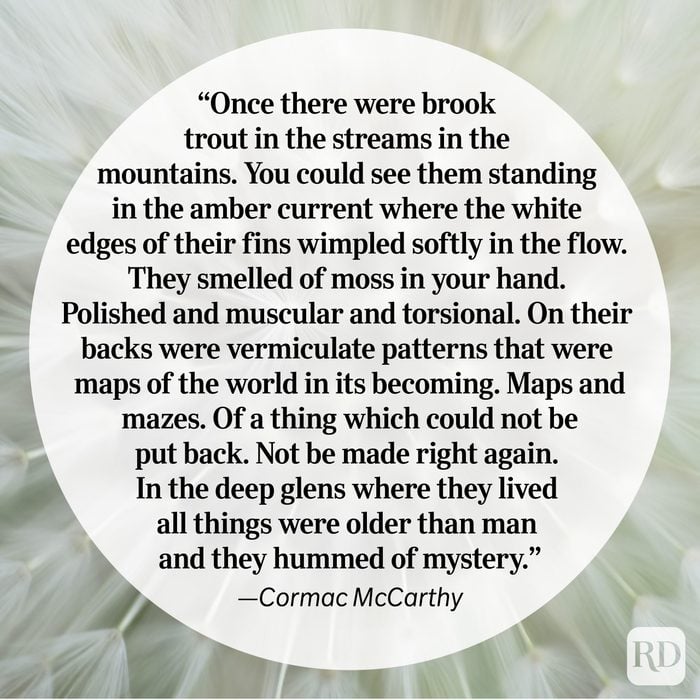 Nature Quote By Cormac McCarthy