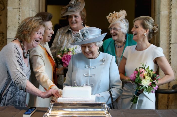 Queen Elizabeth II Attends Centenary Annual Meeting Of The National Federation Of Women's Institute