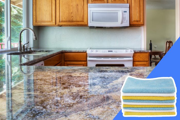 don't clean stone countertops with bleach
