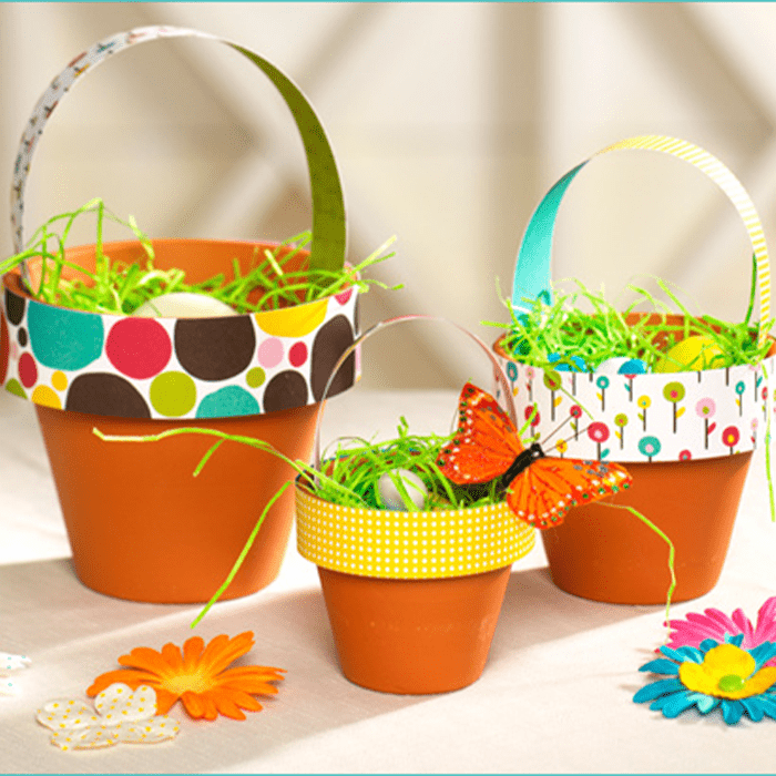 Terra Cotta Pot Easter Baskets Courtesy Hostess With The Most
