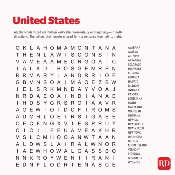 Unitedstates Word search