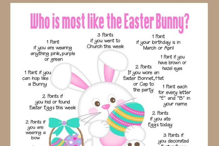 Who Is Most Like The Easter Bunny