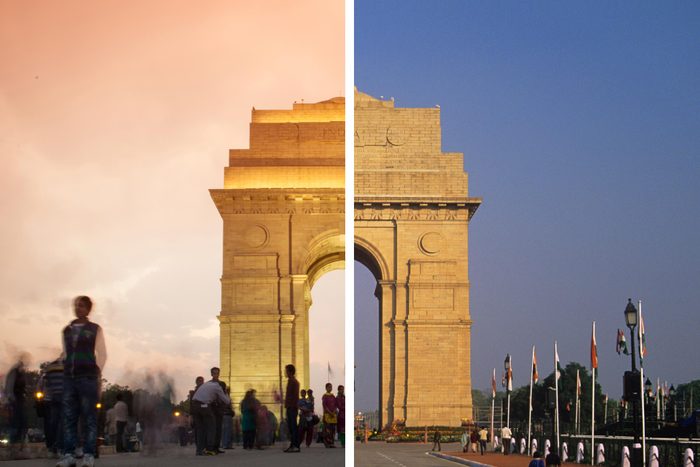 Before/After New Delhi