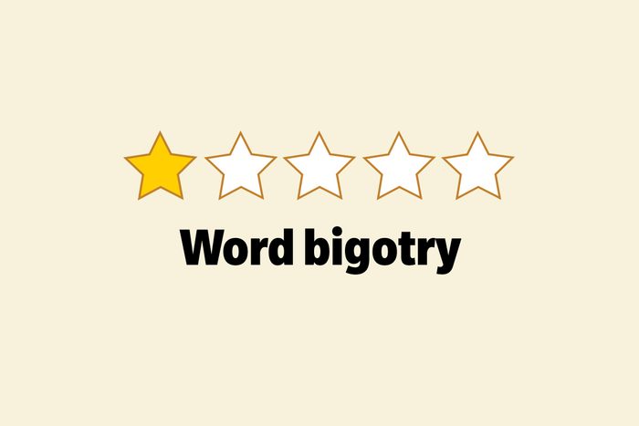Word bigotry