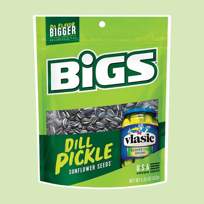 BIGS Vlasic Dill Pickle Sunflower Seeds, 5.35-Ounce Bags (Pack of 12)