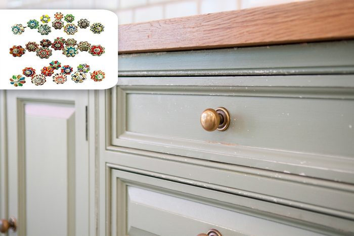 cabinet hardware close up with shopping idea