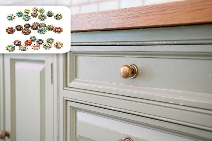 cabinet hardware close up with shopping idea