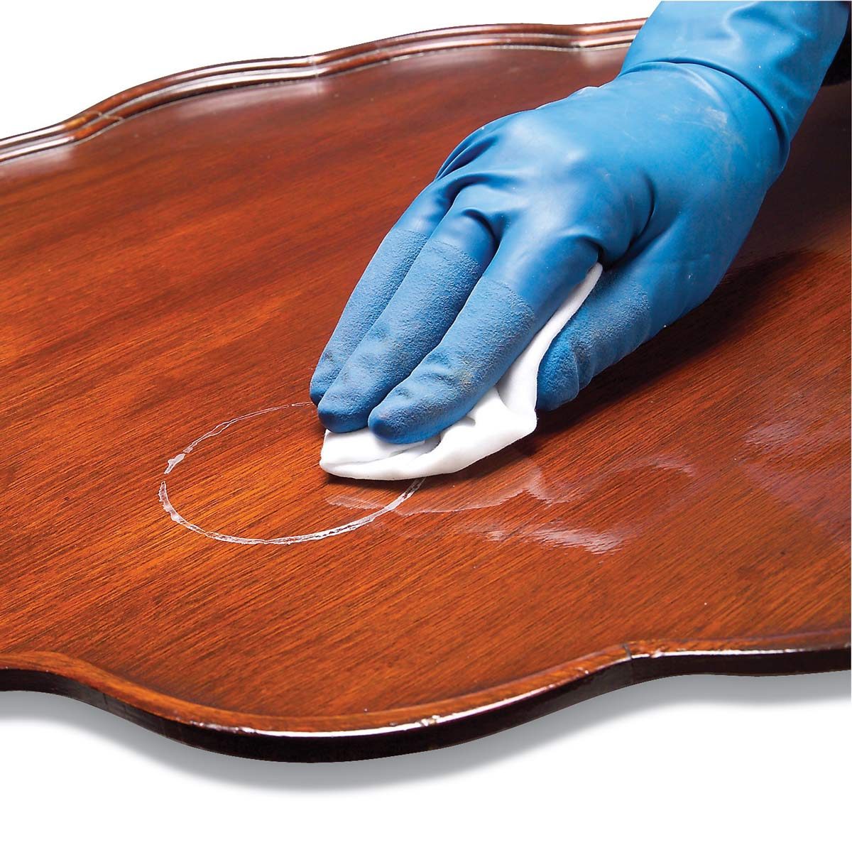 Removing water stain on wood
