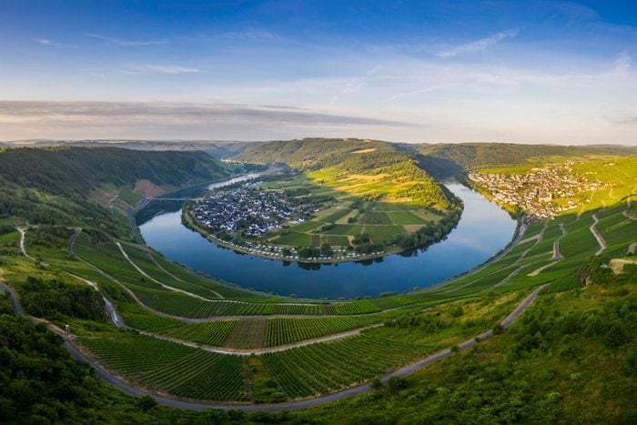 Moselle river at sunrise