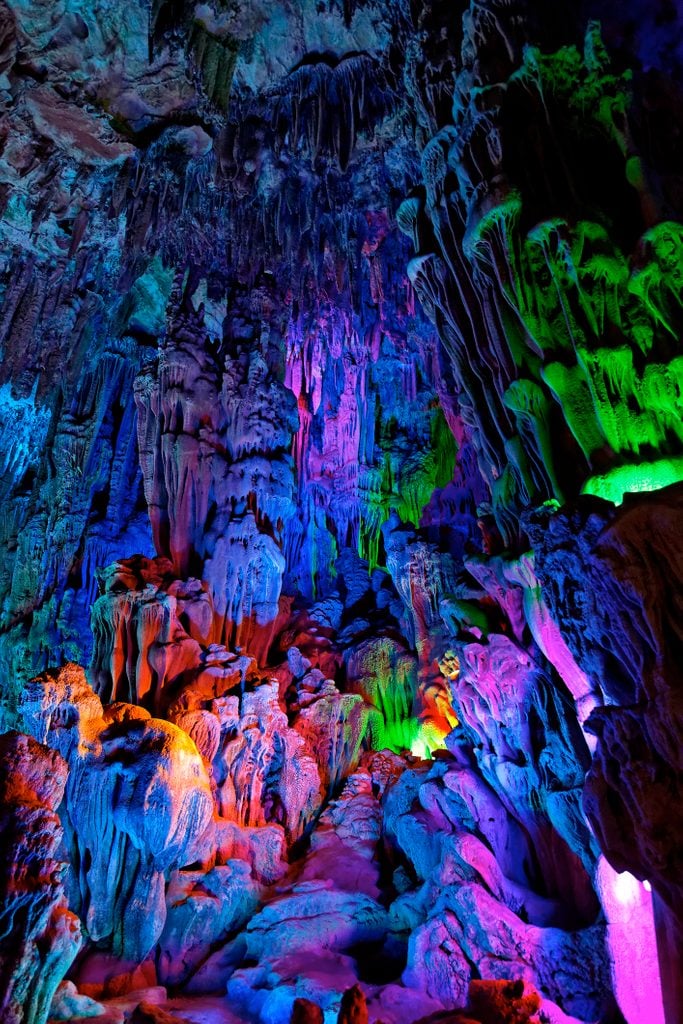 Reed Flute cave in Guilin