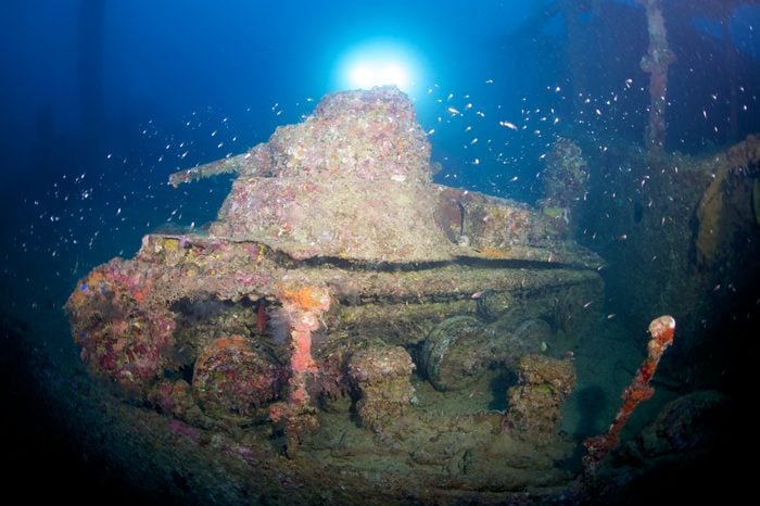 Shipwreck tank
