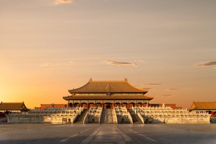 the Forbidden City with nobody, Beijing