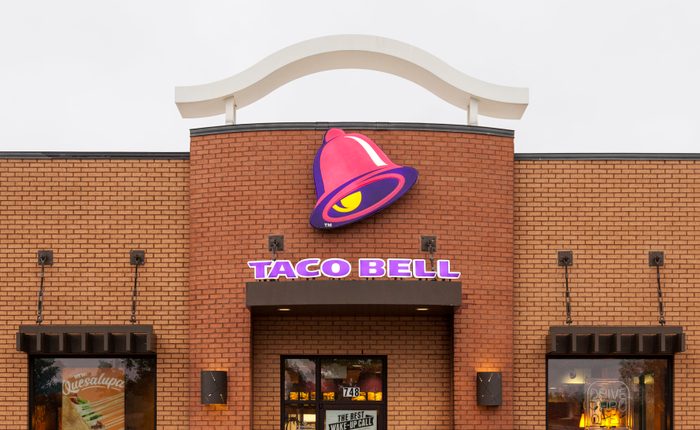 Taco Bell Restaurant in Dallas, Texas