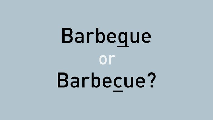 barbeque or barbecue?