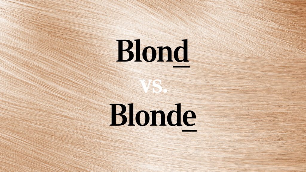 Blond vs. Blonde: Which is Correct? | Reader's Digest