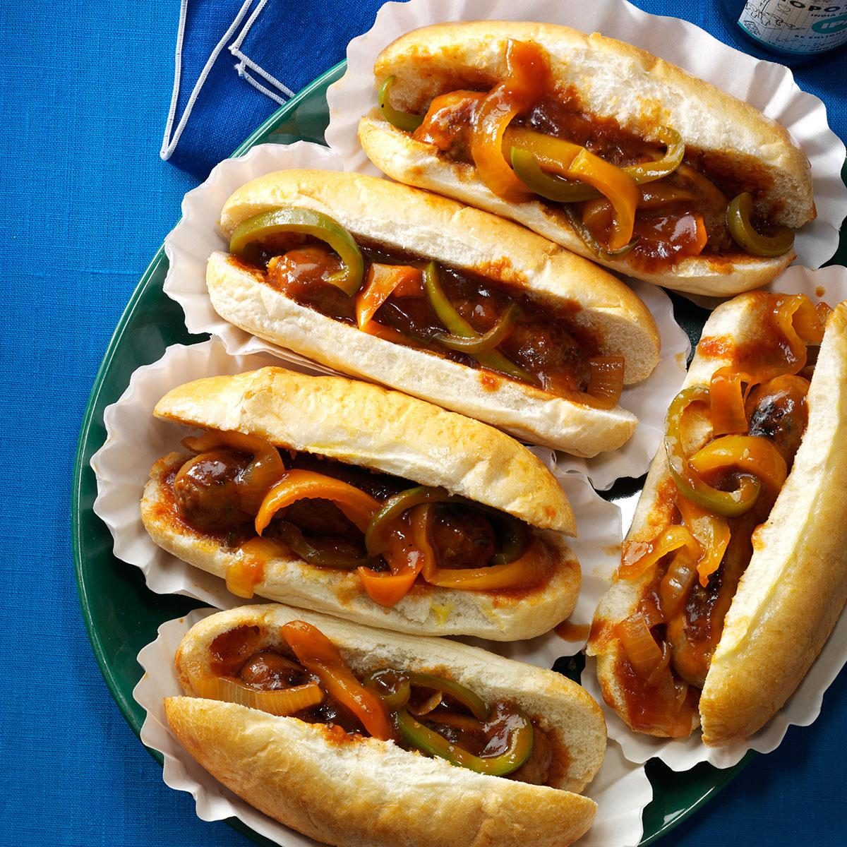 Wisconsin: Barbecue Brats & Peppers 
