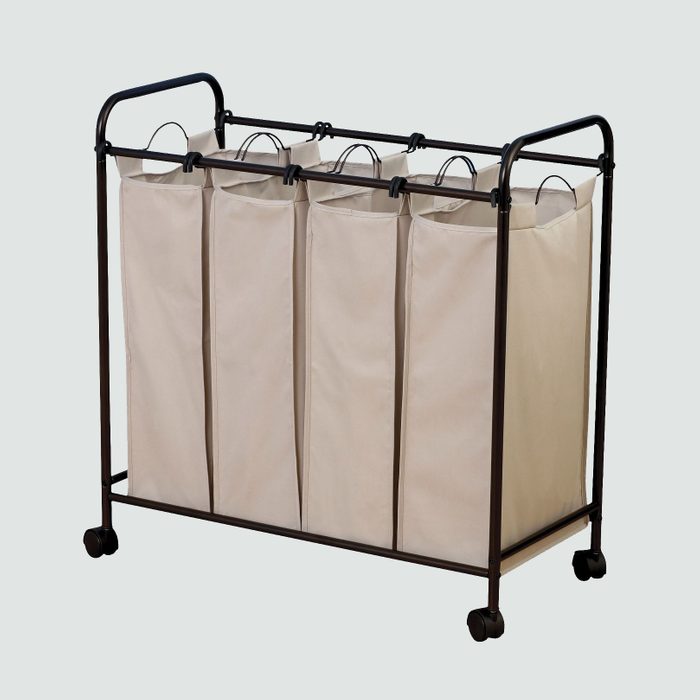 Household Essentials Quad Compartment Laundry Sorter