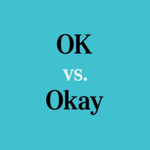 text: OK vs Okay
