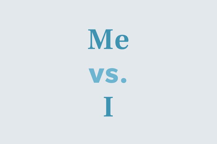 Me vs. I