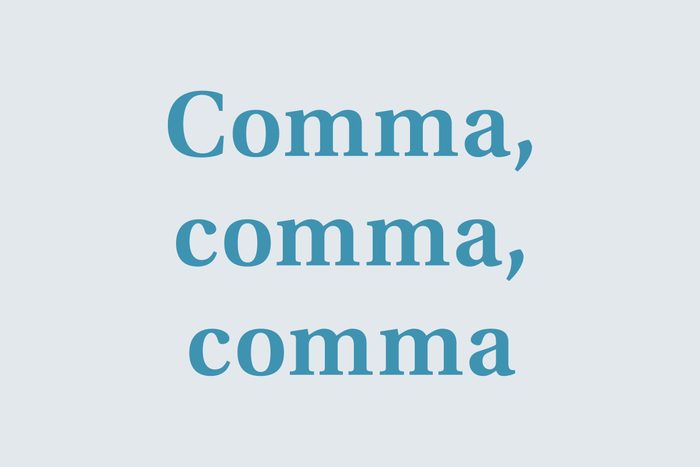Comma splices