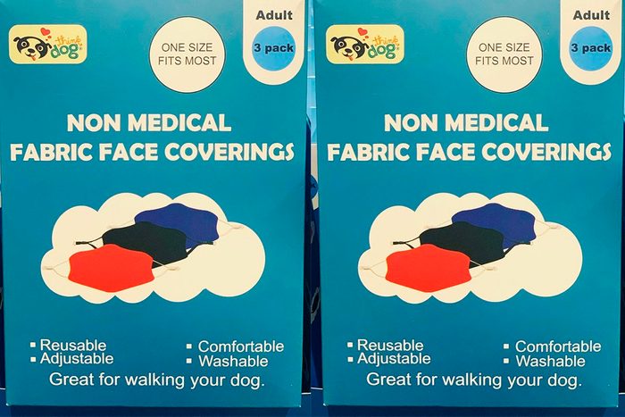 Costco fabric facemasks side by side